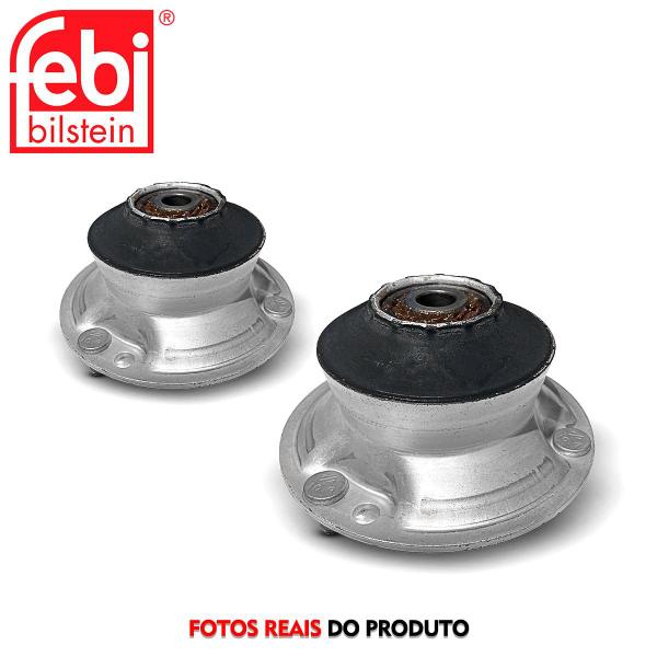 Imagem de Par Kit Coxim Rolamento Febi Batente Coifa Suspensão Amortecedor Dianteiro BMW 320i E90 2005 2006 2007 2008 2009 2010