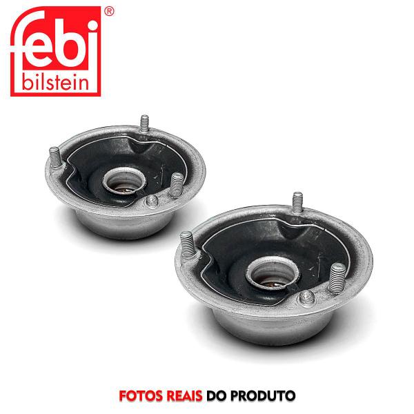 Imagem de Par Kit Coxim Rolamento Febi Batente Coifa Suspensão Amortecedor Dianteiro BMW Z4 E85 2003 2004 2005 2006 2007 2008 2009