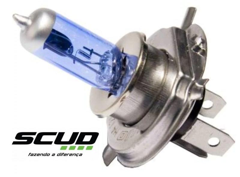 Imagem de Par Lampada Farol Scud H4 35w35 12V Azul Cg Titan Fan 125 150 Ybr Factor Yes Crosser Lander