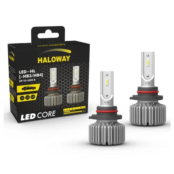 Imagem de Par Lâmpada Led Core Hb3/Hb4 12V 6500K Haloway