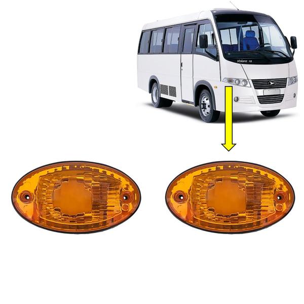 Imagem de PAR Lanterna Dianteira Direcional AM - Ônibus Marcopolo Torino / Senior