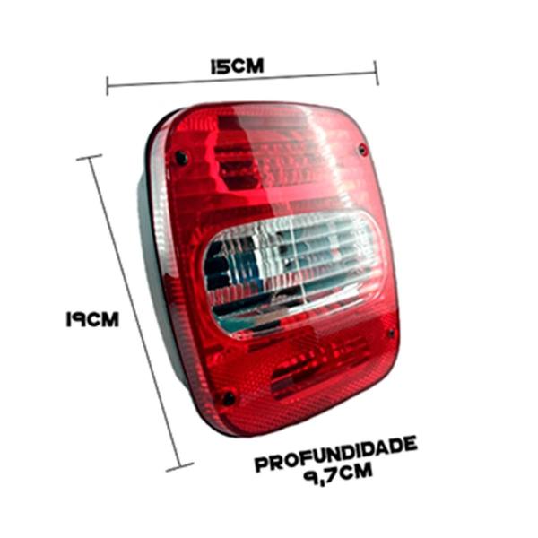 Imagem de Par Lanterna Ford Vw Euro 5 Cristal Br