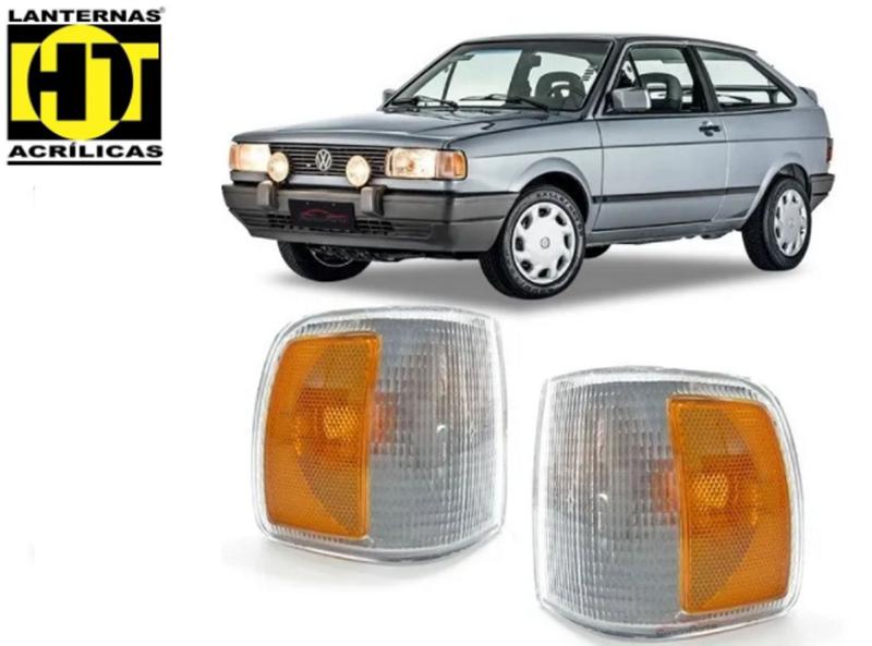 Imagem de Par Lanterna Pisca Seta Gol Voyage Saveiro 1991 A 1995 Modelo Arteb HT