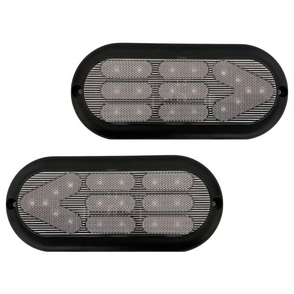 Imagem de Par Lanterna Traseira Carretinha Universal 18 Leds Cristal