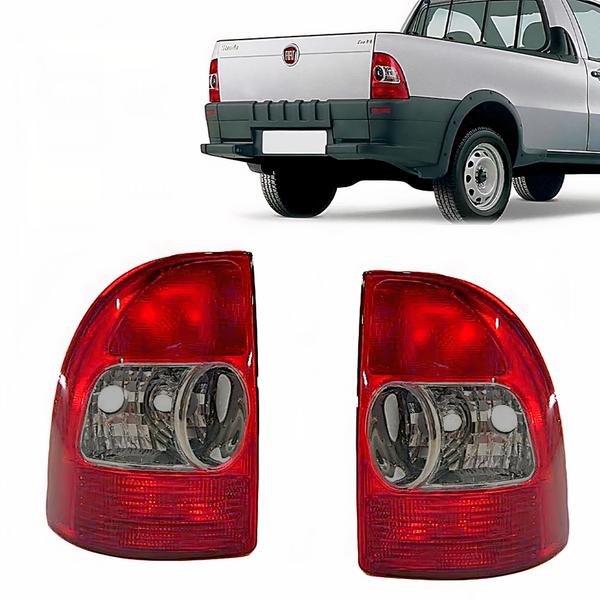 Imagem de PAR Lanterna Traseira Fiat Strada 2001 02 03 04 VM/FU