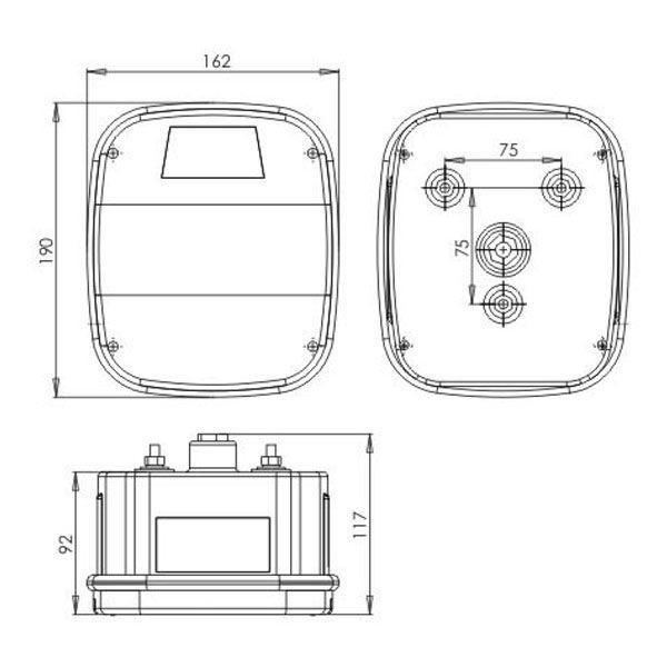 Imagem de Par Lanterna Traseira Ford F4000 F1000 F350 D/e Vw Constellation 19320 19370 25320 25390 Worker Titan 13180 14180 18310