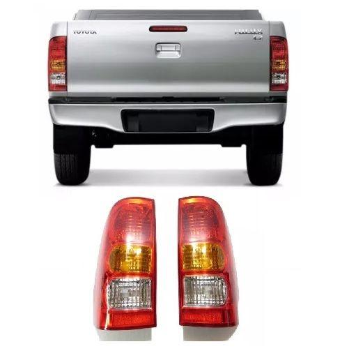 Imagem de Par Lanterna Traseira Hilux 2005 2006 07 2008 2009 2010 2011