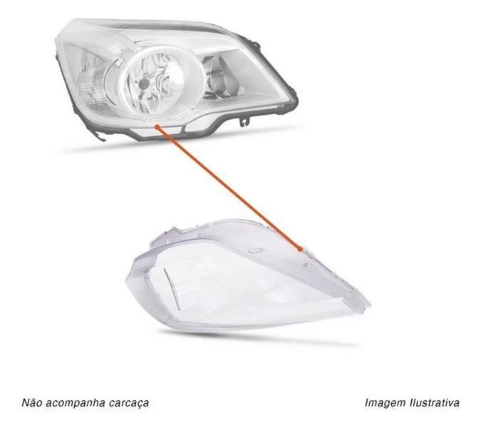 Imagem de Par Lente Farol Agile Montana 2008 09 2010 2011 2012 13 2014