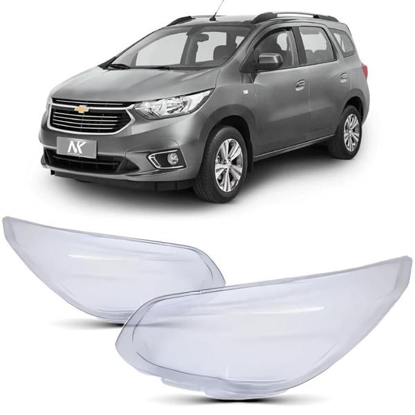 Imagem de Par Lente Farol Chevrolet Spin 2019 2020 2021 2022 2023