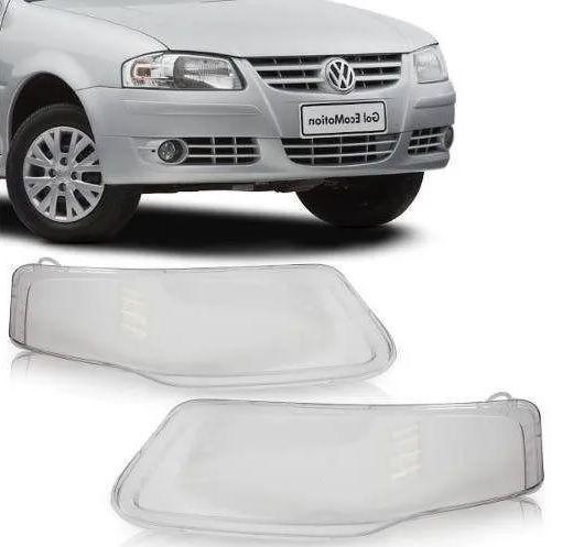 Imagem de Par Lente Farol Volkswagen Gol G4 2006 2007 2008