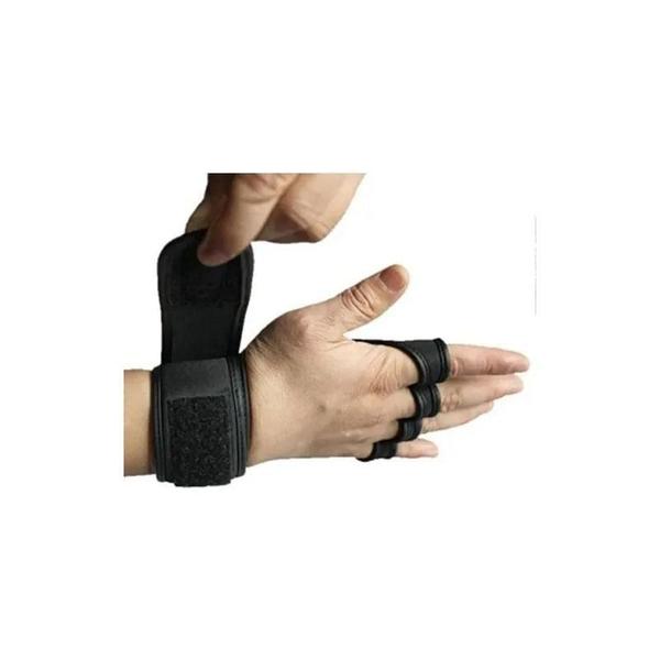 Par Luva Fit Malhação Academia Musculação Munhequeira Treino - Mbfit Imagem de Par Luva Fit Malhação Academia Musculação Munhequeira Treino