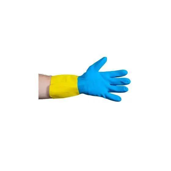 Par Luva Látex Neoprene Bicolor Proteção Química Limpa - Proteplus Imagem de Par Luva Látex Neoprene Bicolor Proteção Química Limpa
