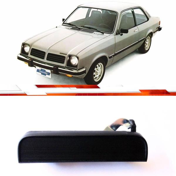 Imagem de Par Macaneta Externa Porta Dianteira Chevette Marajo 1981 Ate 1985