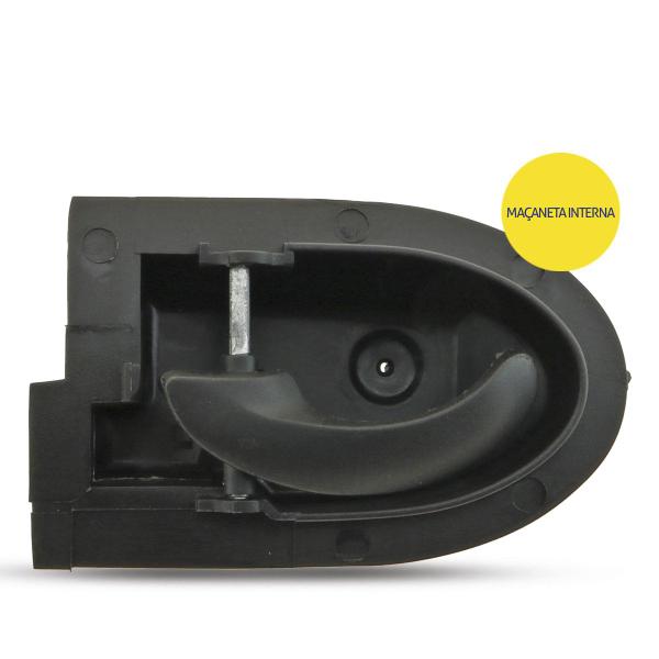 Par Maçaneta Interna da Porta Dianteira Traseira Preto Ford Fiesta Street 1996 a 2006 Courier 1996 a 2013 - CLICKAR Imagem de Par Maçaneta Interna da Porta Dianteira Traseira Preto Ford Fiesta Street 1996 a 2006 Courier 1996 a 2013