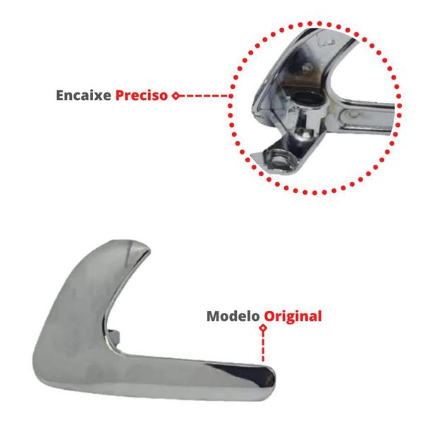 par maçaneta interna puxador alavanca gol g2 g3 2004 2005 - Universal Automotive Imagem de par maçaneta interna puxador alavanca gol g2 g3 2004 2005