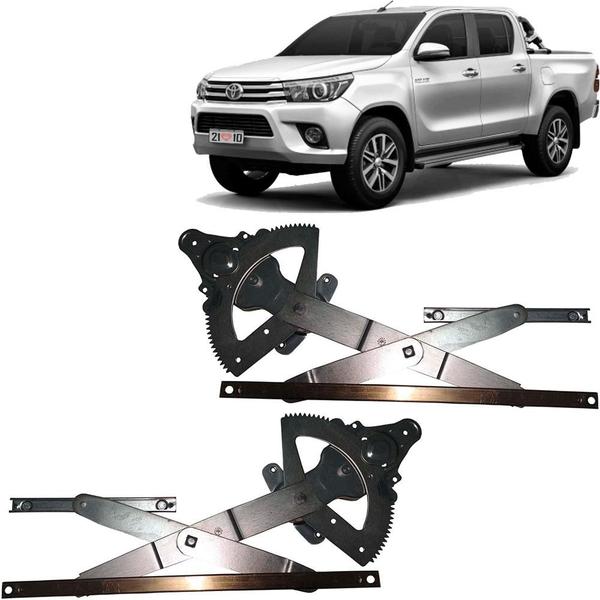 Imagem de Par Maquina De Vidro ElÉTrica Hilux 16 A 18 2p/4p Dianteira