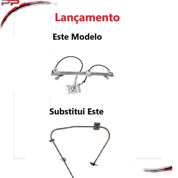 Imagem de Par Máquina Do Vidro Mecânica (sistema Cabo) Brasilia Todas