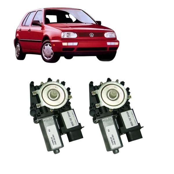 Imagem de Par Motor Máquina Do Vidro Dianteiro Golf G3 1995 A 1998 - UN / 2