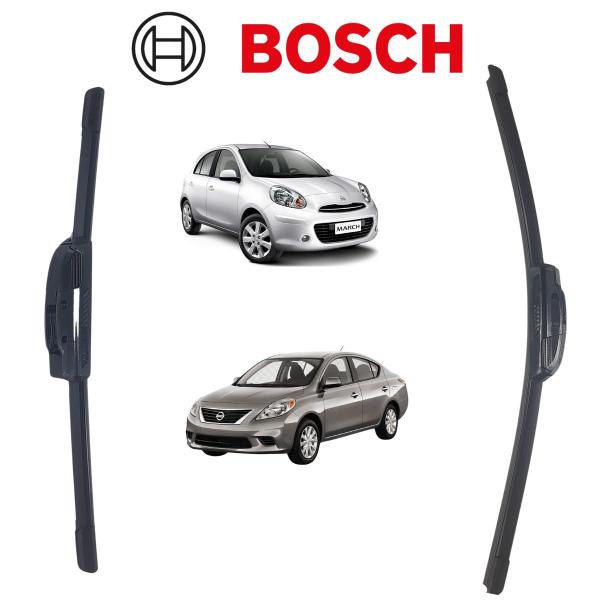 Par Palheta Aerofit Bosch AF-14+AF-21 Nissan Versa 2011 A 2024 Imagem de Par Palheta Aerofit Bosch AF-14+AF-21 Nissan Versa 2011 A 2024