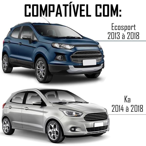 Imagem de Par Palheta Limpador de Para-Brisa Dianteira Específica Ka 2014 à 2018 Ecosport 2013 à 2018 22/16 Polegadas