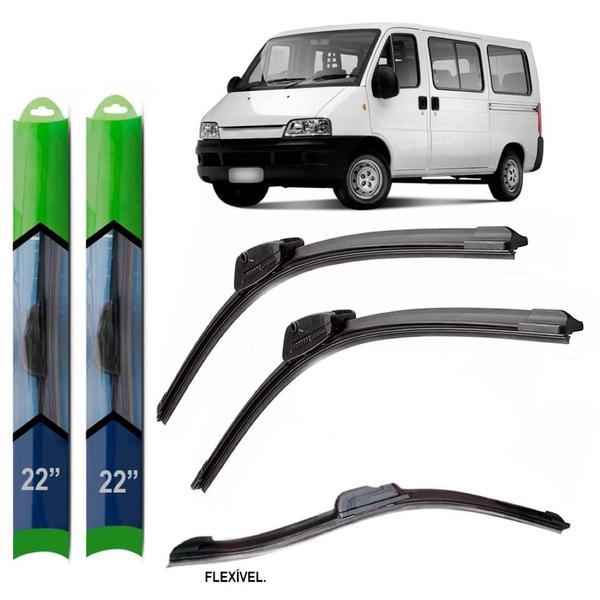 Imagem de Par Palheta Para-Brisa Peugeot Boxer 94/ 06 Silicone Oferta