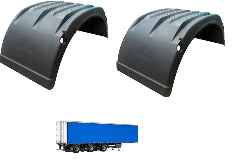 Par Paralama Carreta Randon Até 2007 - Injetado (Adaptações) - Rodoplast Imagem de Par Paralama Carreta Randon Até 2007 - Injetado (Adaptações)