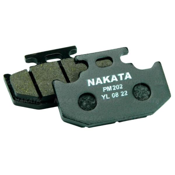 Par Pastilha Traseiro Freio Nakata Kawasaki KDX 125 1989 A 1997 Imagem de Par Pastilha Traseiro Freio Nakata Kawasaki KDX 125 1989 A 1997