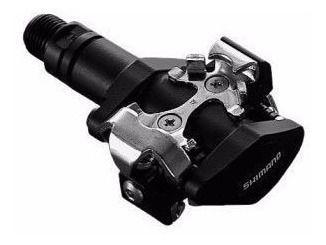 Imagem de Par Pedal Clip Shimano Preto Novo C/ Tacos Pd M505 420gr