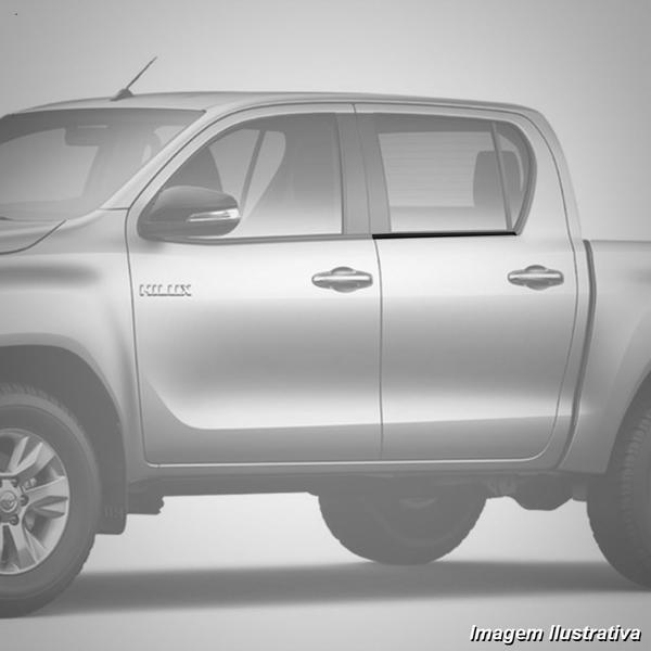 Imagem de Par Pestana Borracha Externa Traseira Toyota Hilux 2016 2017 2018 2019 2020 2021 2022 2023  2024