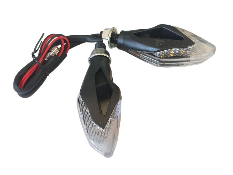 Imagem de Par Pisca Led Universal Moto Amuleto