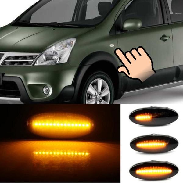 Imagem de Par Pisca Seta Sequencial Led Nissan Livina Ano 2009 A 2014