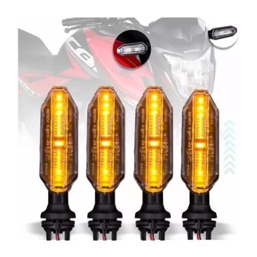 Imagem de Par piscas led seta moto universal coxim cinoy