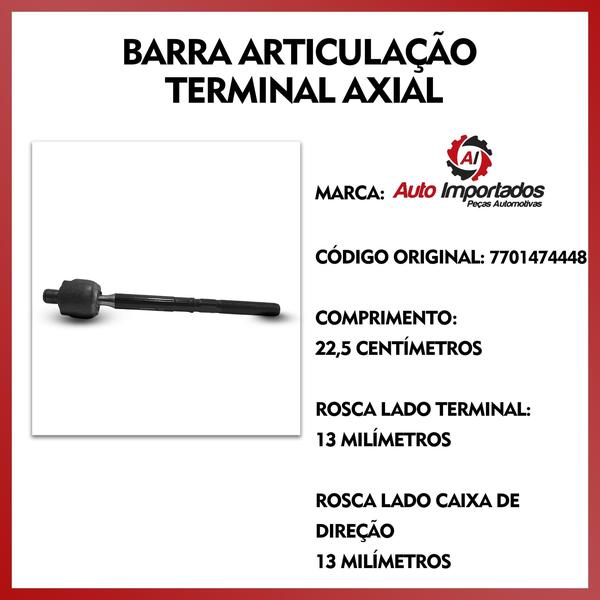 Par Pivô Direção Barra Axial Megane 2011 - Grupo Auto Imagem de Par Pivô Direção Barra Axial Megane 2011