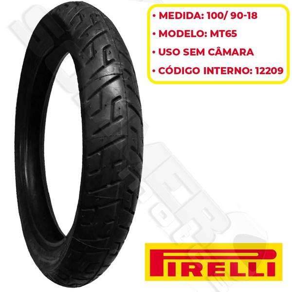 Imagem de Par Pneu 275-18+100-90-18 Titan/Fan/Start 150-160/ Fazer-Factor 125-150 MT65 Pirelli