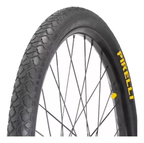 Imagem de Par Pneu Bicicleta Passeio Pirelli Bravo Super 26x1.1/2x2