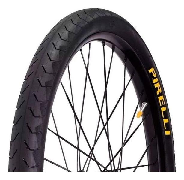 Imagem de Par Pneu Bicicleta Pirelli Phantom Street Aro 29x1.95 Slick Cor Preto