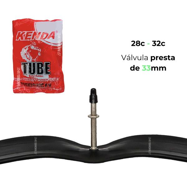 Imagem de Par Pneu Bike 700 X 28c Koogar Speed Arame + Câmara De Ar Presta