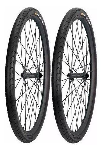 Imagem de Par Pneu Bike Pirelli Phantom 700x32 Serve Aro 29 +2 Camaras Cor Preto