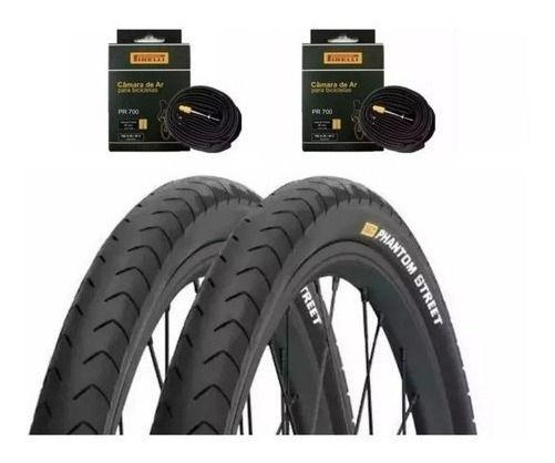 Imagem de Par Pneu Bike Pirelli Phantom 700x32 Serve Aro 29 +2 Camaras