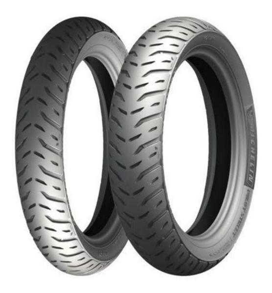 Imagem de Par Pneu Moto Michelin PILOT STREET 2 110/70-17 + 140/70-17 Twister CB300 MT03 R3 Ninja 300 Z300