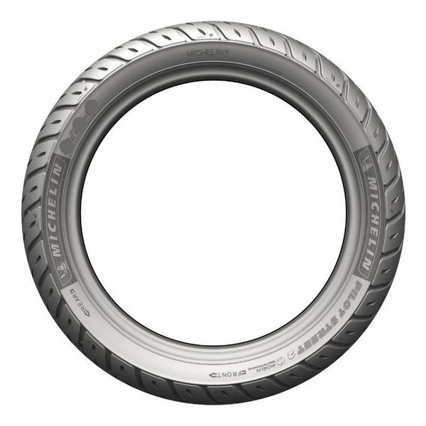 Imagem de Par Pneu Moto Michelin PILOT STREET 2 80/100-18 + 100/80-18 Sem Câmara CG Titan 160