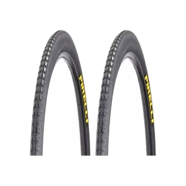 Imagem de Par Pneu Mtb Bicicleta Pirelli Aro 26 X 1.1/2x2 Primor Bike Cor Preto