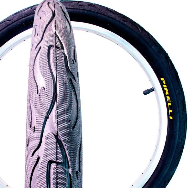 Imagem de Par Pneu Pirelli 20x2.125 Tornado Flame Balão + 2 Camaras