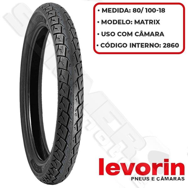 Imagem de Par Pneu Ybr125/ Fer-Factor150 80-100-18+100-90-18 Levorin