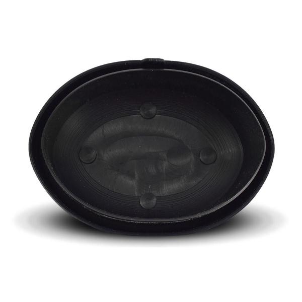 Par Ponteira Tampao Para Estribo Oblongo Oval Preto 02 Peças - Texas 4X4 Imagem de Par Ponteira Tampao Para Estribo Oblongo Oval Preto 02 Peças