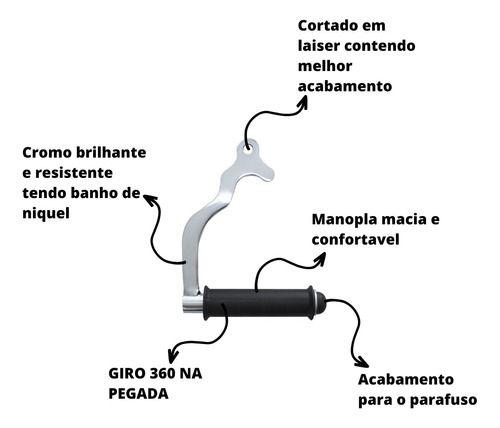 Imagem de Par Puxador Estribo Aberto Academia