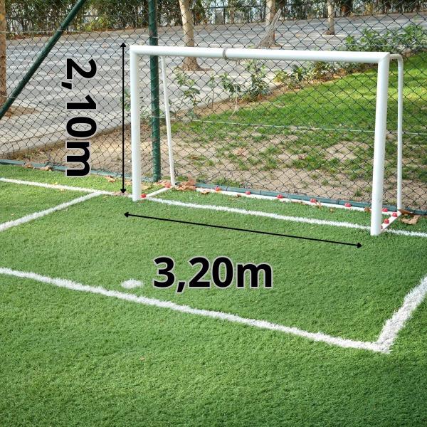 Imagem de Par Rede De Futsal/Gol/Futebol De Salão Fio 4mm e Bola Nº5