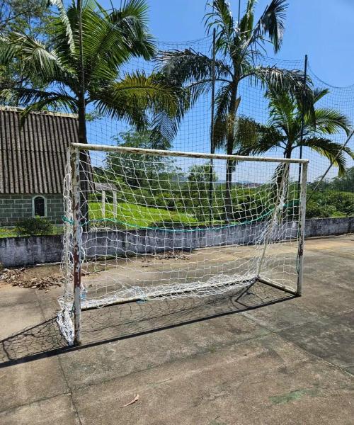 Imagem de Par Rede Gol Futsal De Salão Fio 4mm Proteção 7,2m +Bola Nº5