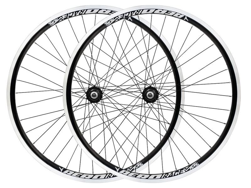 Imagem de Par Roda Aro 26 Flay Freio a Disco e V-Brake 36F Cubo Rosca