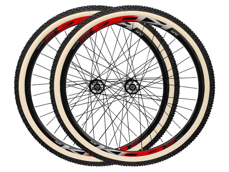 Imagem de Par Roda Aro 29 KOG Aero Cassete F. Disco Pneus Bege